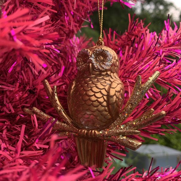 Set of Kurt Adler Owl Christmas Ornaments - Picture 2 of 6